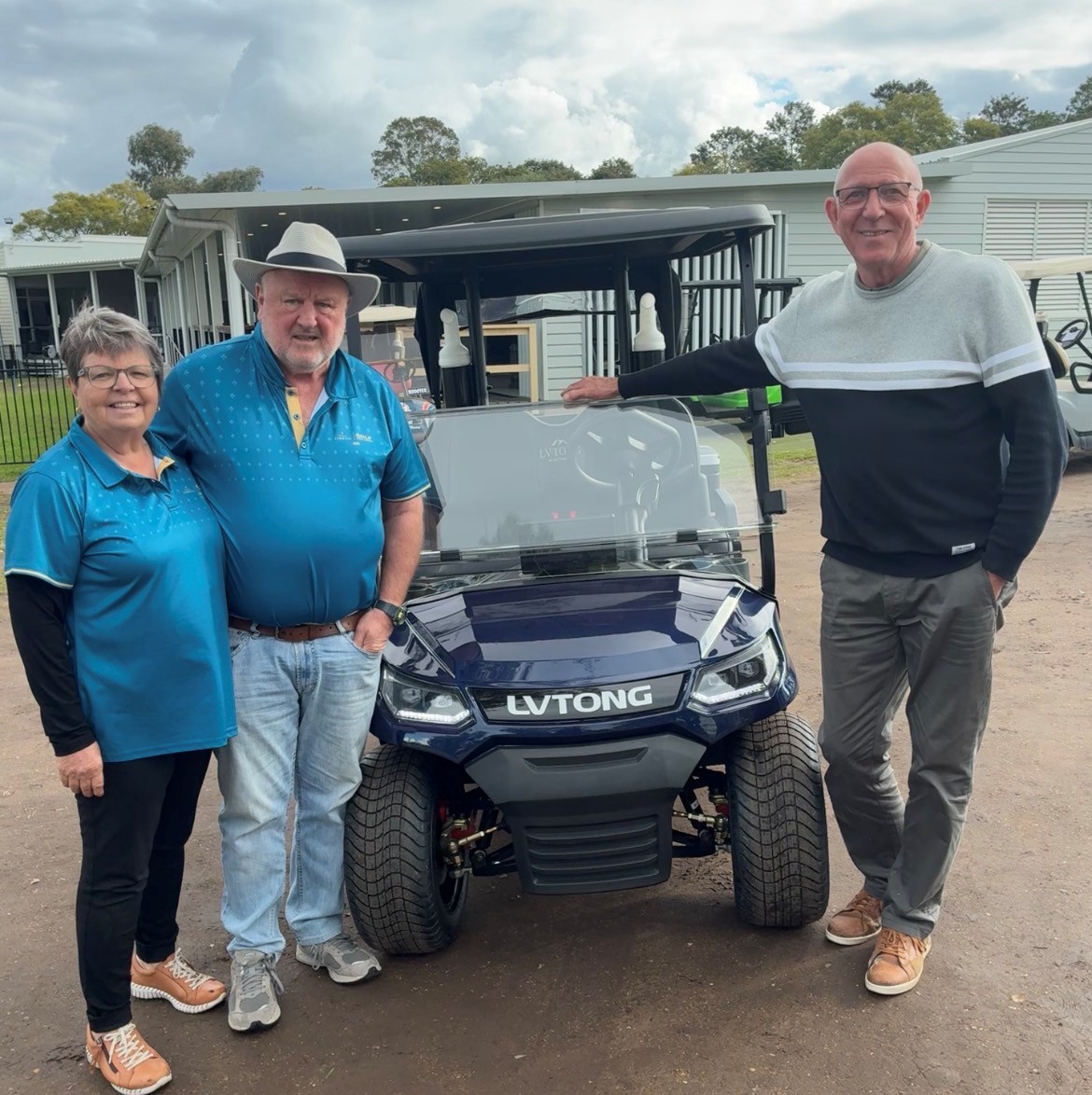 Wayne Orr of Singleton Accepts the LVTONG Cart